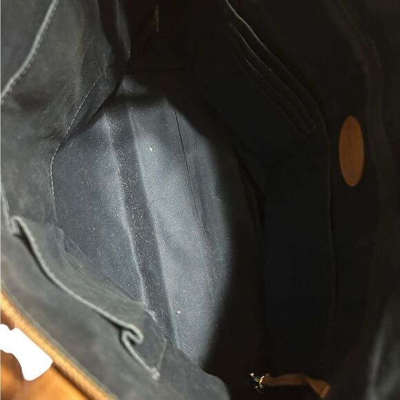 Fossil Navy and Tan Tote Bag - Picture 14 of 16